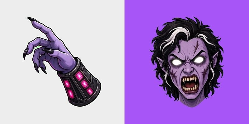 Bright Violet Banshee Gauntlet