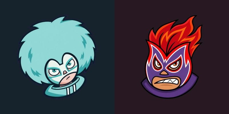 Mucha Lucha Zero Kelvin and Pierre del Fuego cursor preview