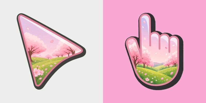 Cherry Blossom Meadow cursor preview
