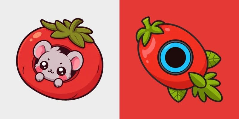 Chibi Tomato Mouse