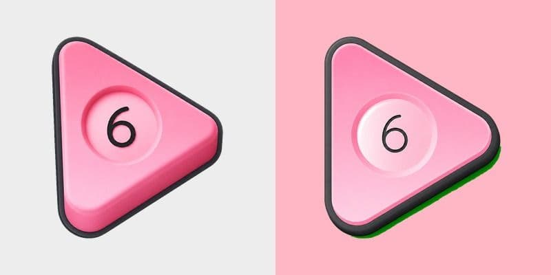 Chunky Play 6 Rose