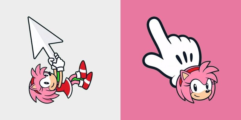 Classic Amy Rose Cursor