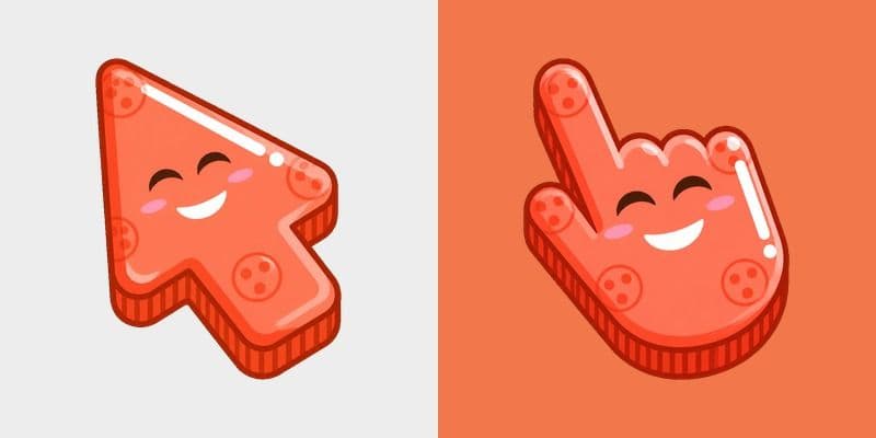 Colorful Smile Coral Orange