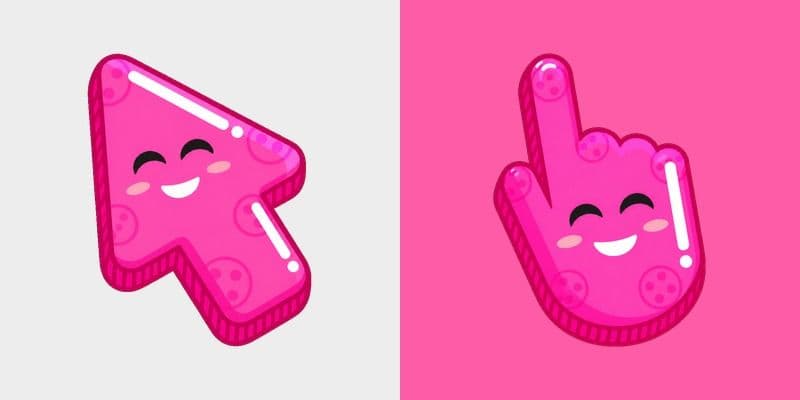 Colorful Smile Hot Pink