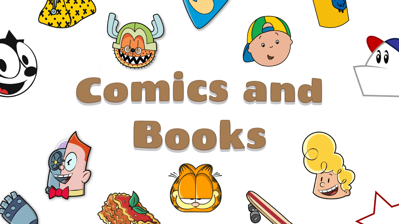 Фон колекції Comics and Books