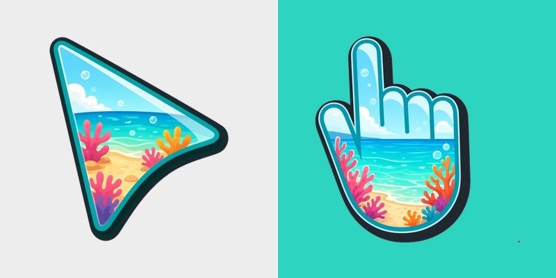 Coral Lagoon Fields cursor preview