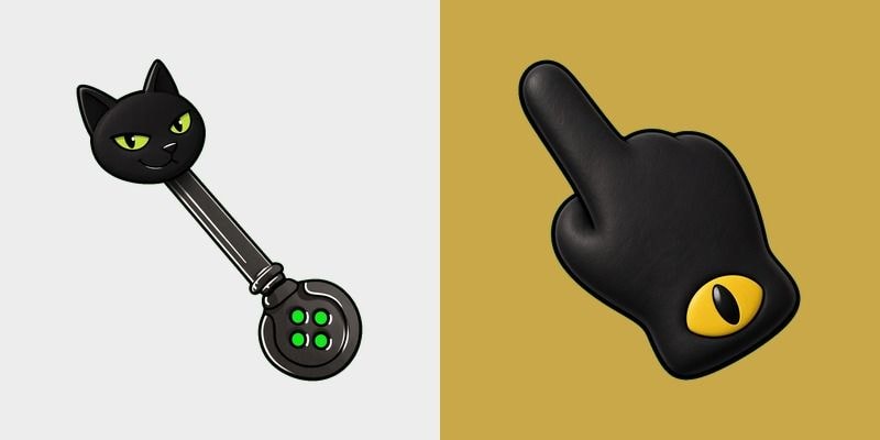 Coraline Black Cat Cursor