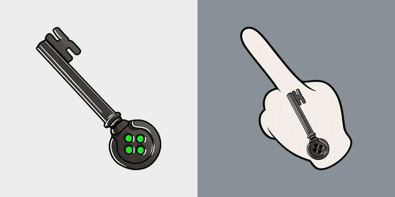 Coraline Button Key Cursor