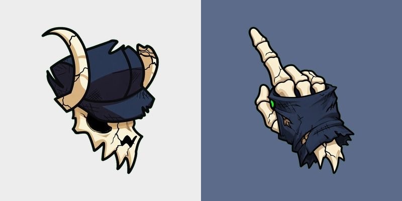 Cracked Cap Skull Cursor