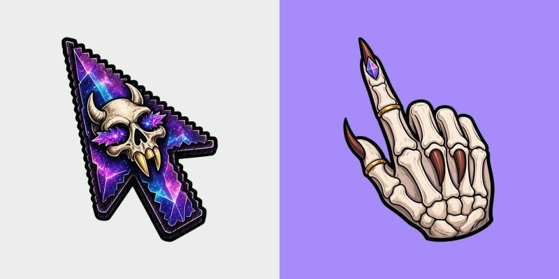Crystal Skull Necromancy Cursor