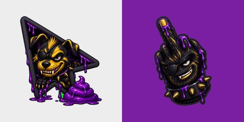Custom Cursor Bad Dog