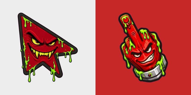 Custom Cursor Bad Person