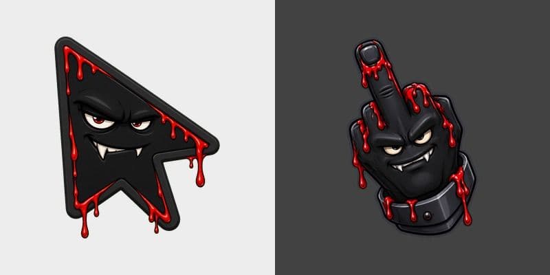 Custom Cursor Badass