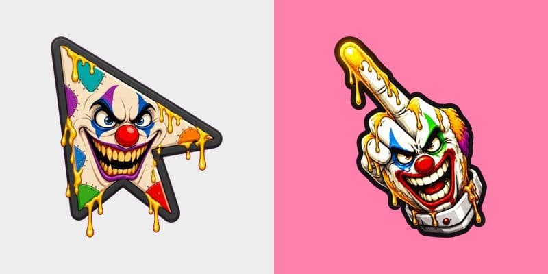 Custom Cursor Certified Clown