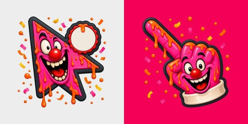 Custom Cursor Certified Clown