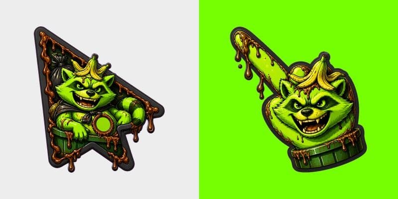 Custom Cursor Certified Trash