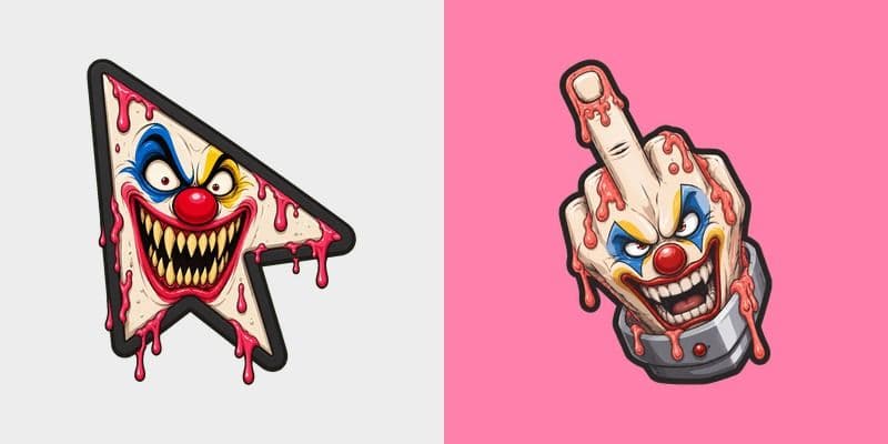 Custom Cursor Clown