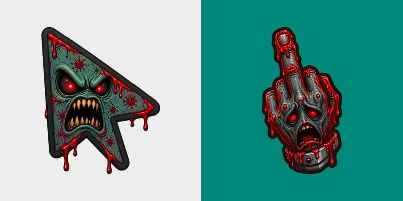 Custom Cursor Cursed Virus
