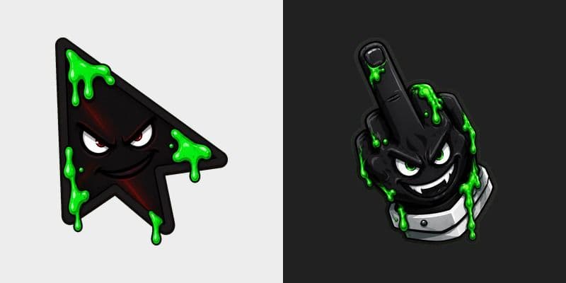 Custom Cursor Evil Void