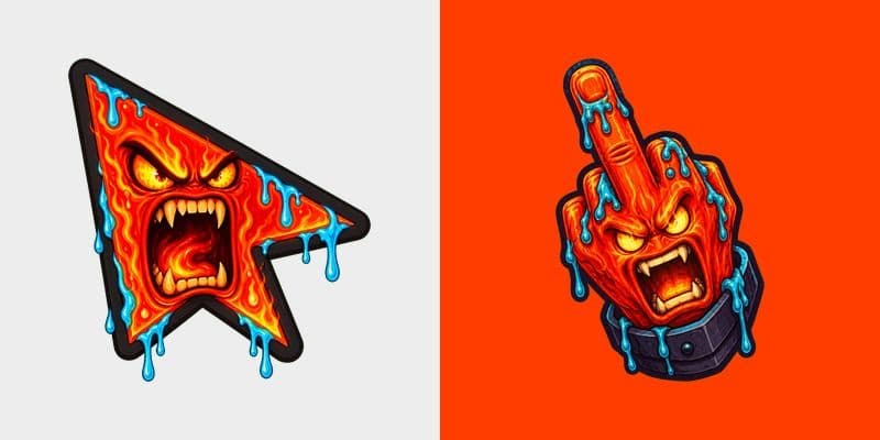 Custom Cursor Hellfire