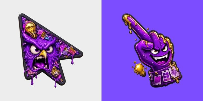 Custom Cursor Inspired Too Much