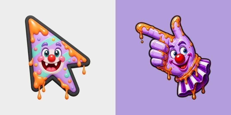 Custom Cursor Professional Clown