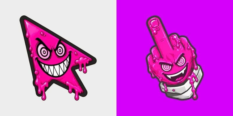 Custom Cursor Psycho