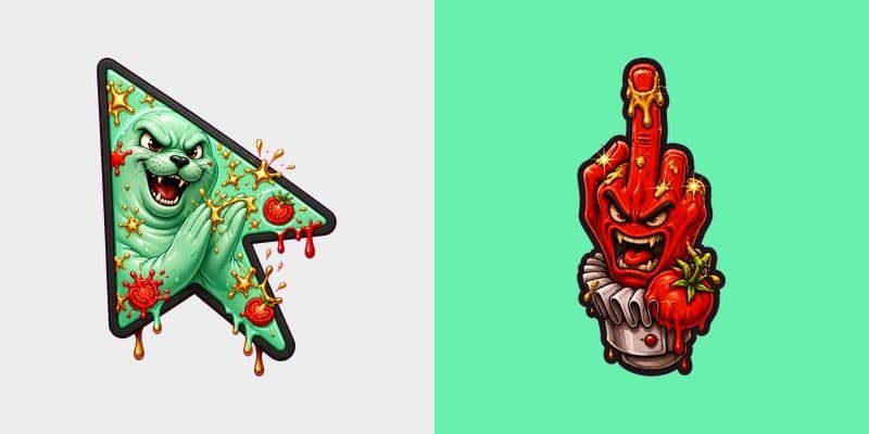 Custom Cursor Rotten Applause