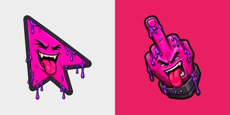 Custom Cursor Rude