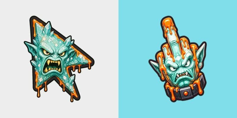 Custom Cursor Salt Mine