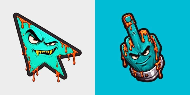 Custom Cursor Salty