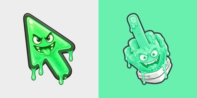 Custom Cursor Slime
