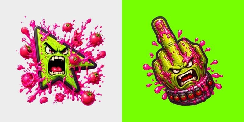 Custom Cursor Tomato Barrage