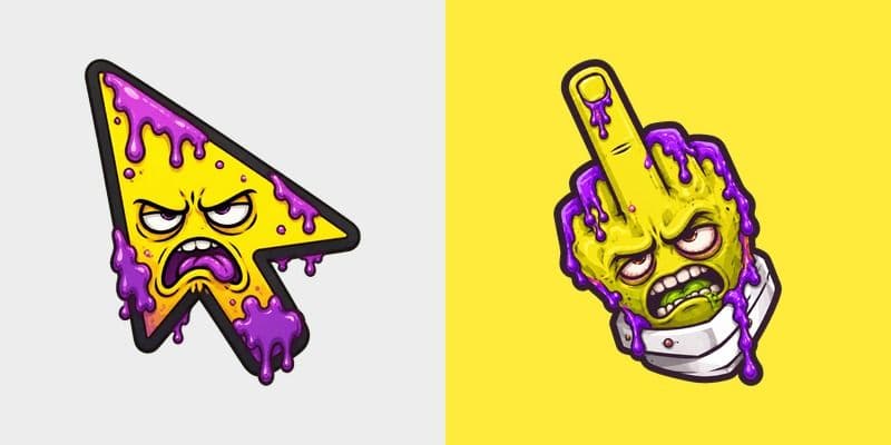 Custom Cursor Toxic