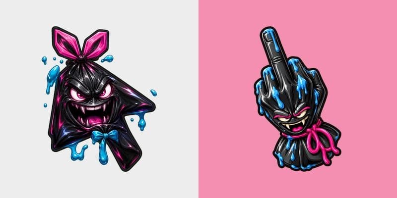 Custom Cursor Trash Bag
