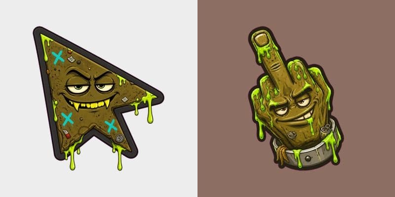 Custom Cursor Trash