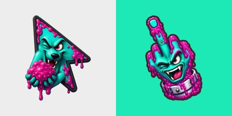 Custom Cursor Trash Did You Dirty