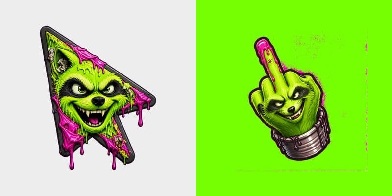 Custom Cursor Trash