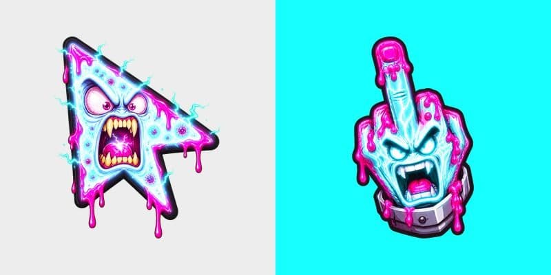 Custom Cursor Virus Overload