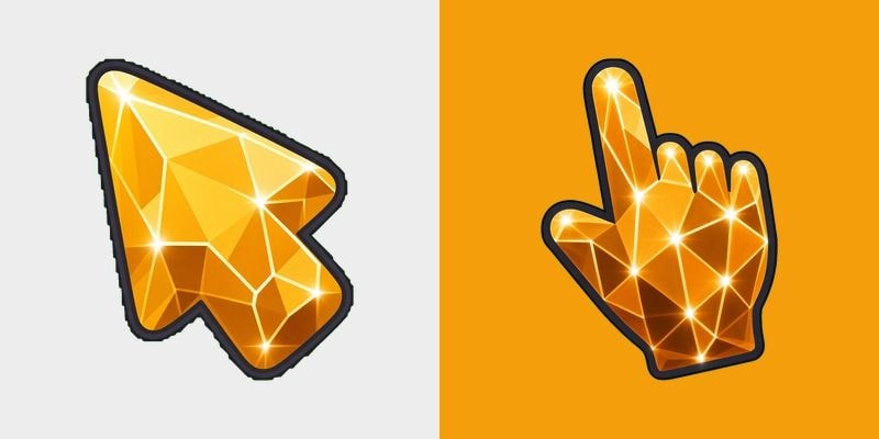 Cute Amber Crystal Glow