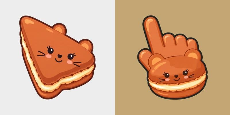 Cute Bear Macaron