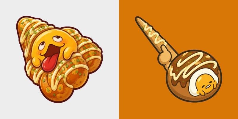 Gudetama Takoyaki Delight
