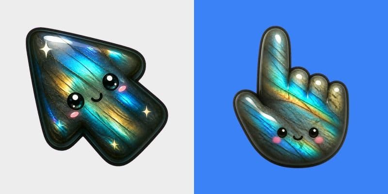Kawaii Labradorite Glow