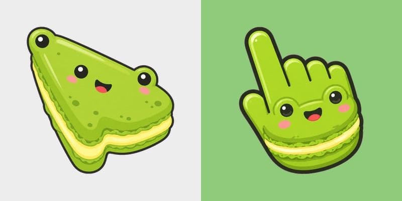 Cute Frog Macaron