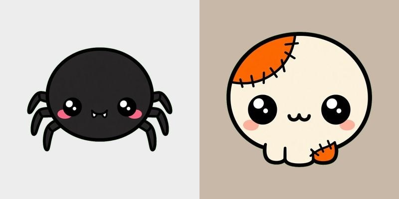 Spider & Stitched Skull