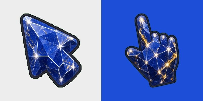 Cute Lapis Crystal Gold