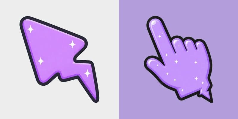 Cute Lavender Bolt