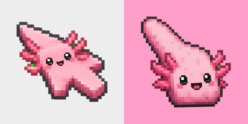 Cute Minecraft Axolotl