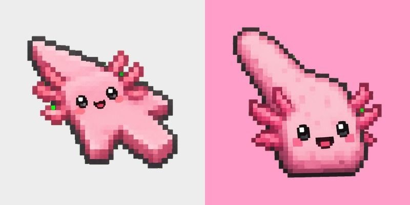 Cute Minecraft Axolotl