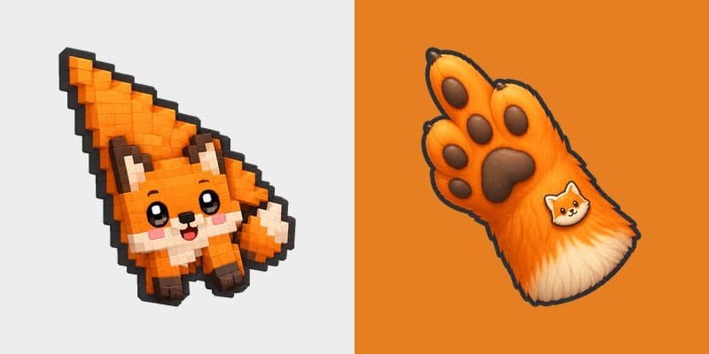 Cute Minecraft Fox
